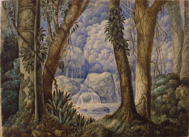 Santo angelo Brazilian Jungle, china oil painting image